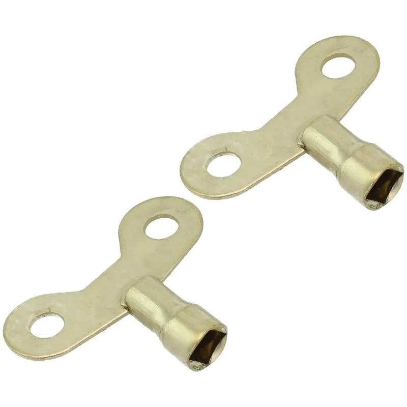 2-Pack Iron Radiator Bleed Key Wrench Set – Air Valve Tool