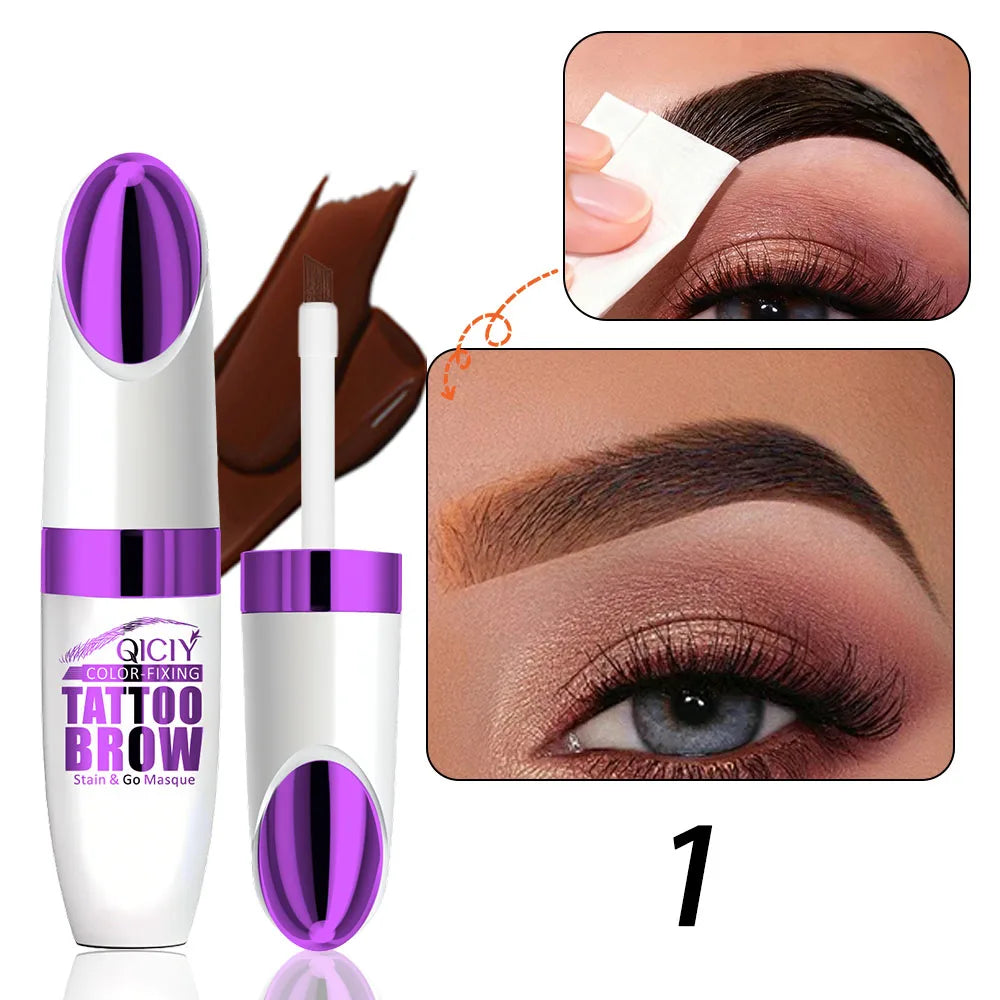 Waterproof Tear-Off Eyebrow Adhesive – Long-Lasting Color