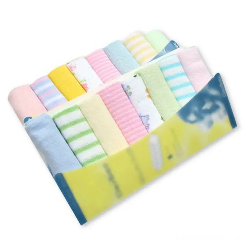 8-Pack Baby Washcloths | Soft Organic Cotton Newborn Face Wipes