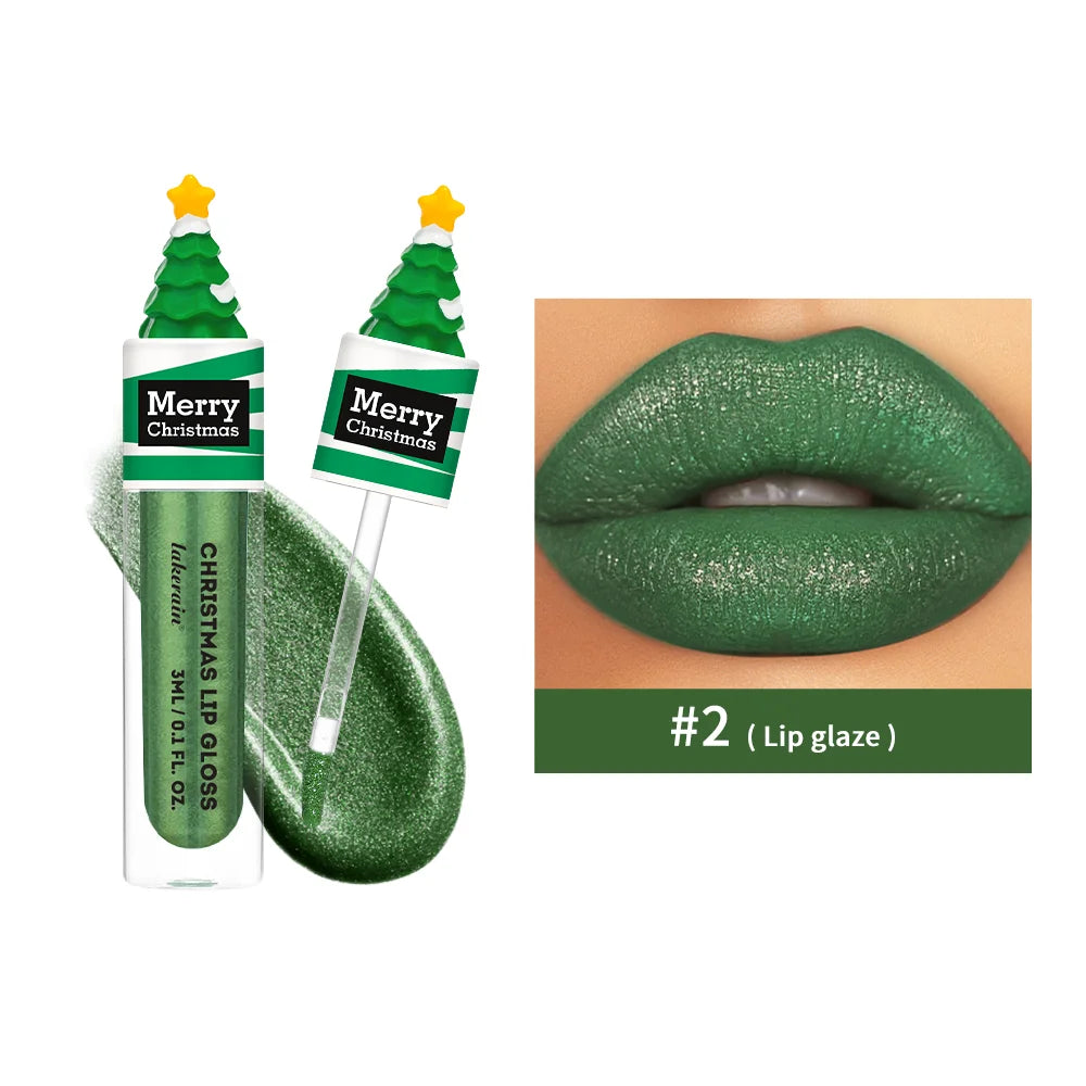 Christmas Colorful Lip Gloss Jelly Tint for Lips Lip Glow Oil Long Lasting Lip Inks Lipgloss Women's Gloss Ink Clear Makeup Gift Peaceful Pleasures Health and Wellness 2 China Mainland
