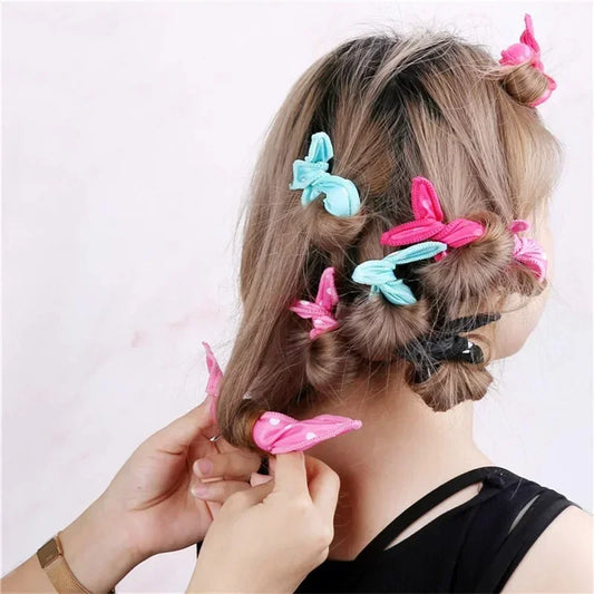 10Pcs/Lot Hair Curlers Soft Sleep Pillow Hair Rollers Set Best Flexible Foam and Sponge Magic Hair Care DIY Styling Tools Peaceful Pleasures Health and Wellness