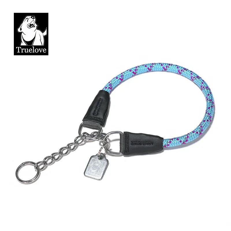 Truelove P-Chain Reflective Nylon Dog Collar TLC5373 Peaceful Pleasures Health and Wellness