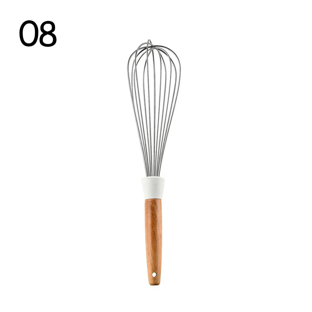 Silicone Non-Stick Cooking Utensils Set – Stainless Handle