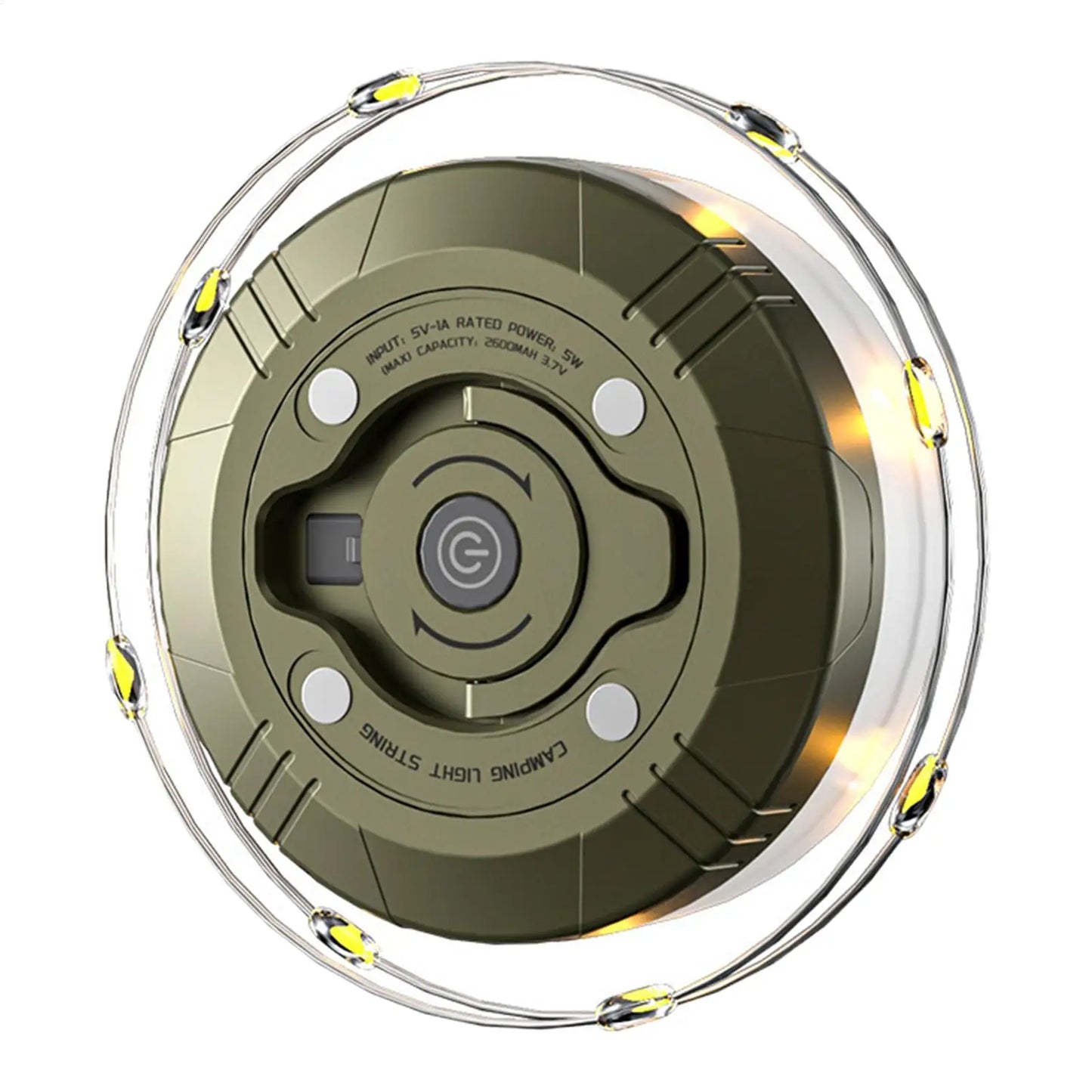 Retractable LED Camping String Lights | USB Rechargeable 20m