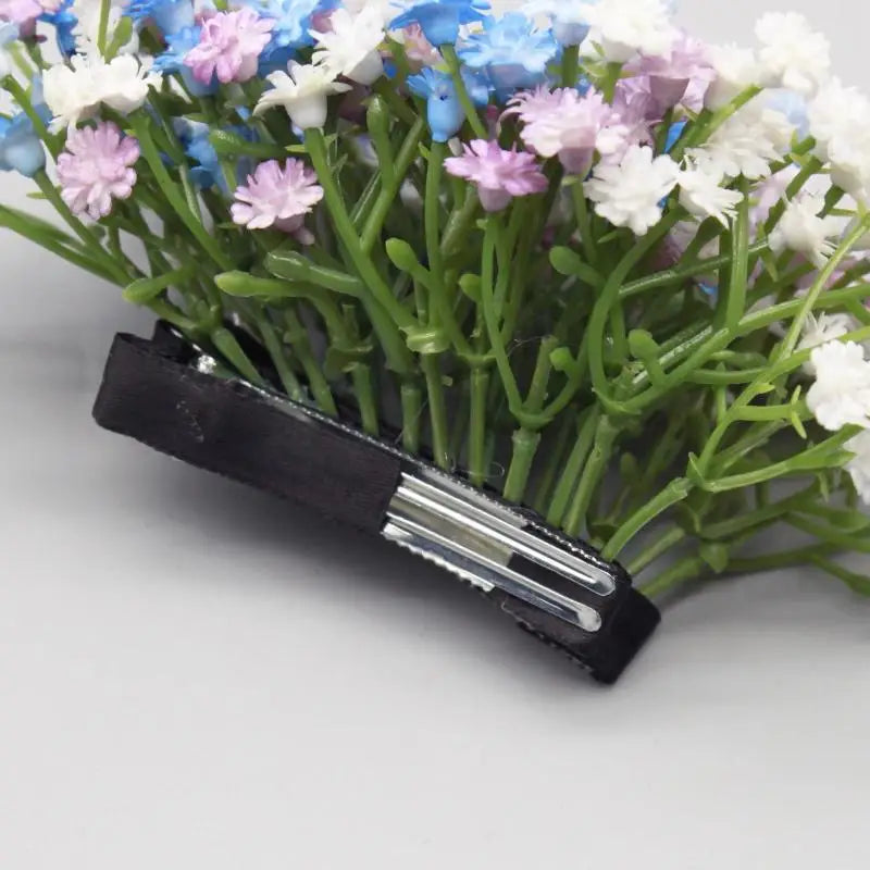 Baby's Breath Flower Hair Clip – Elegant Bridal Hairpin