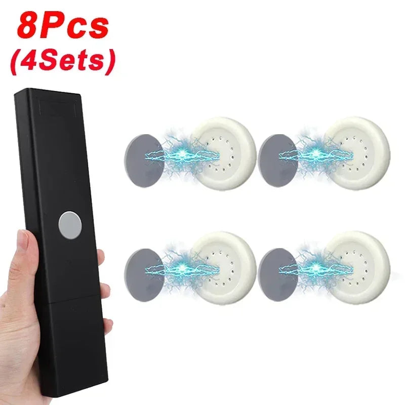 4/24pcs Magnet Hook Iman Strong Keys Holder Magnetic Wall Garden Hanging Hanger Anti-lost Remote Control Refrigerator Storage Peaceful Pleasures Health and Wellness 8PCS(4pairs)