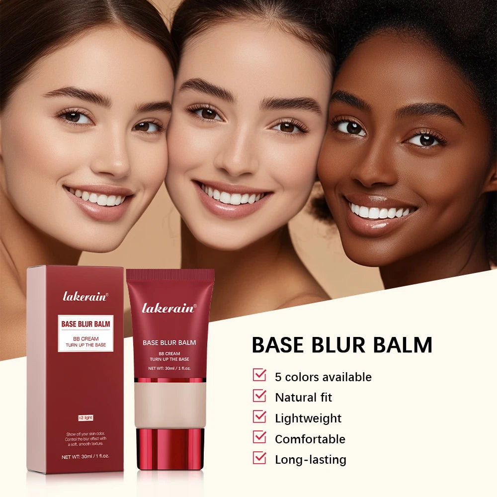 Matte Foundation Base Blur Soft Focus Matte Full Coverage Natural Fit Face Makeup Lightweight Long-Lasting Concealer BB Cream Peaceful Pleasures Health and Wellness