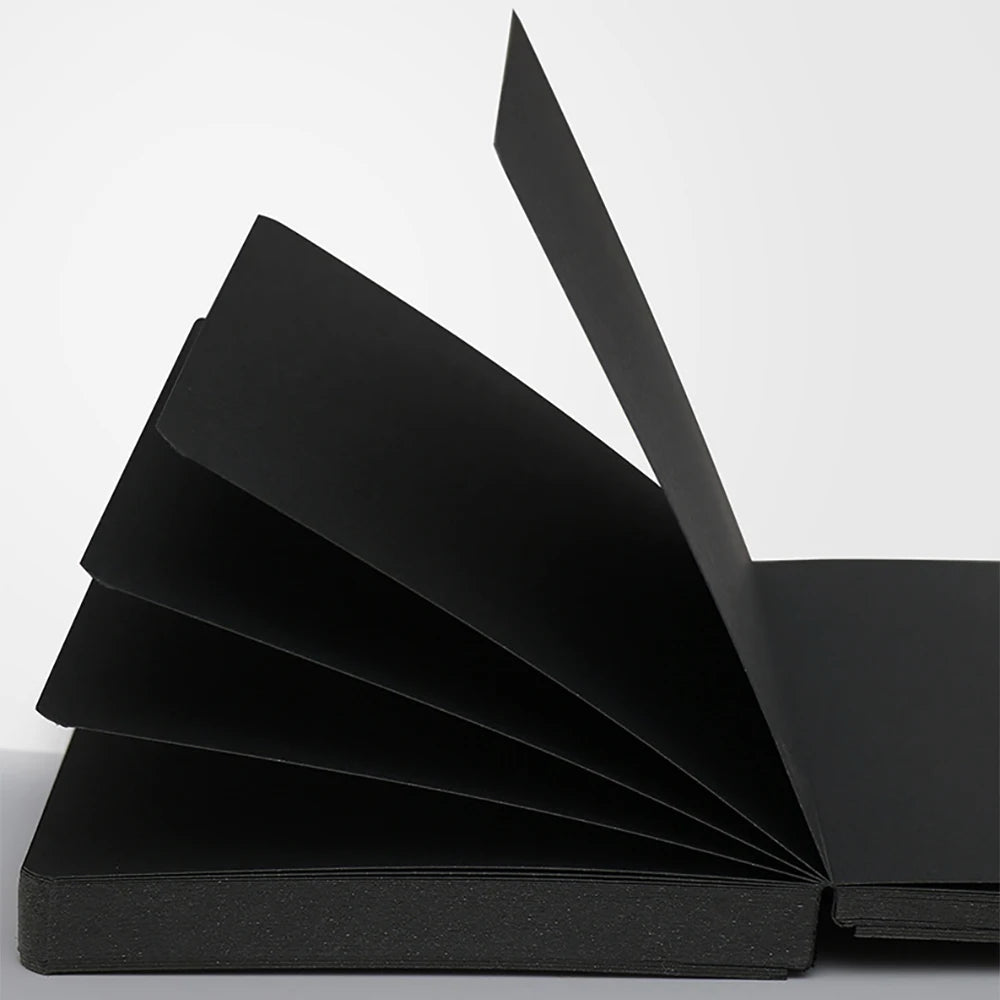 58 Sheets Black Cardboard Thick Acrylic Marker Special Drawing Book
