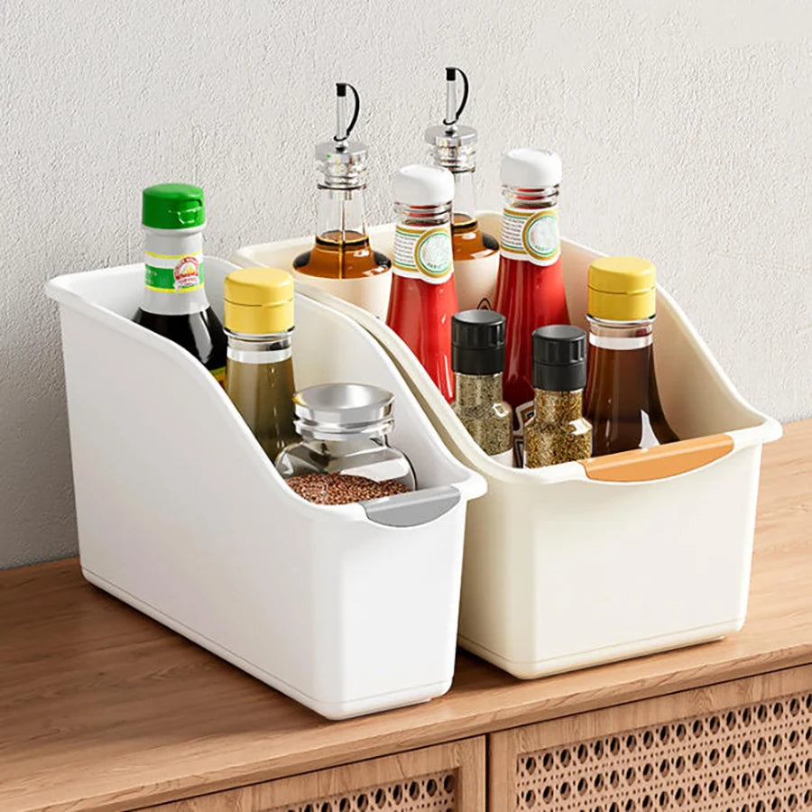 Under Sink Organizer with Wheels – Rolling Cabinet Storage Bin for Kitchen & Bathroom