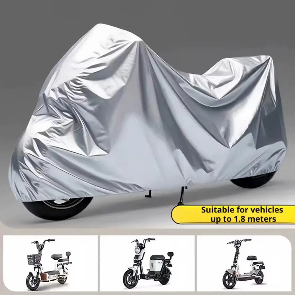 Thick Oxford Motorcycle Waterproof Cover Universal Outdoor Protection Dust Motorbike Rain Cover Sunshade Dustproof Uv Protective Peaceful Pleasures Health and Wellness