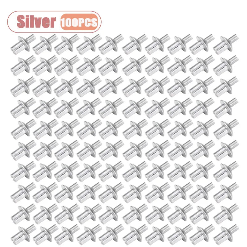 Aluminum Hammer Drive Rivets – Dome Head Split Mandrel 10–100 PCS