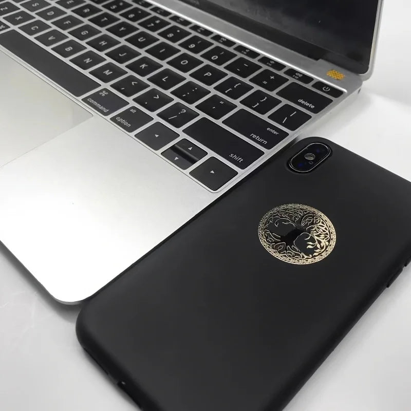 Lucky Tree Metal Sticker for Laptop, Phone & Notebook