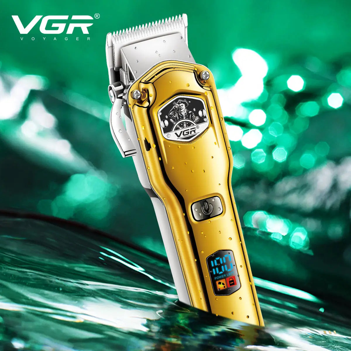 VGR V-693 Powerful Hair Cut Machine Professional Rechargeable Barber Hair Clipper For Men Cordless Peaceful Pleasures Health and Wellness