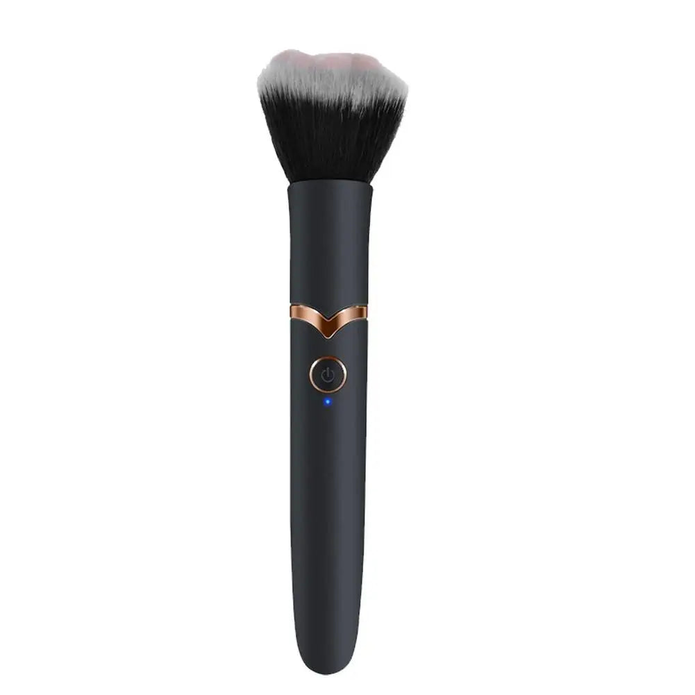 Electric Vibrating Makeup Brush – 10-Speed Rotating Peaceful Pleasures Health and Wellness D