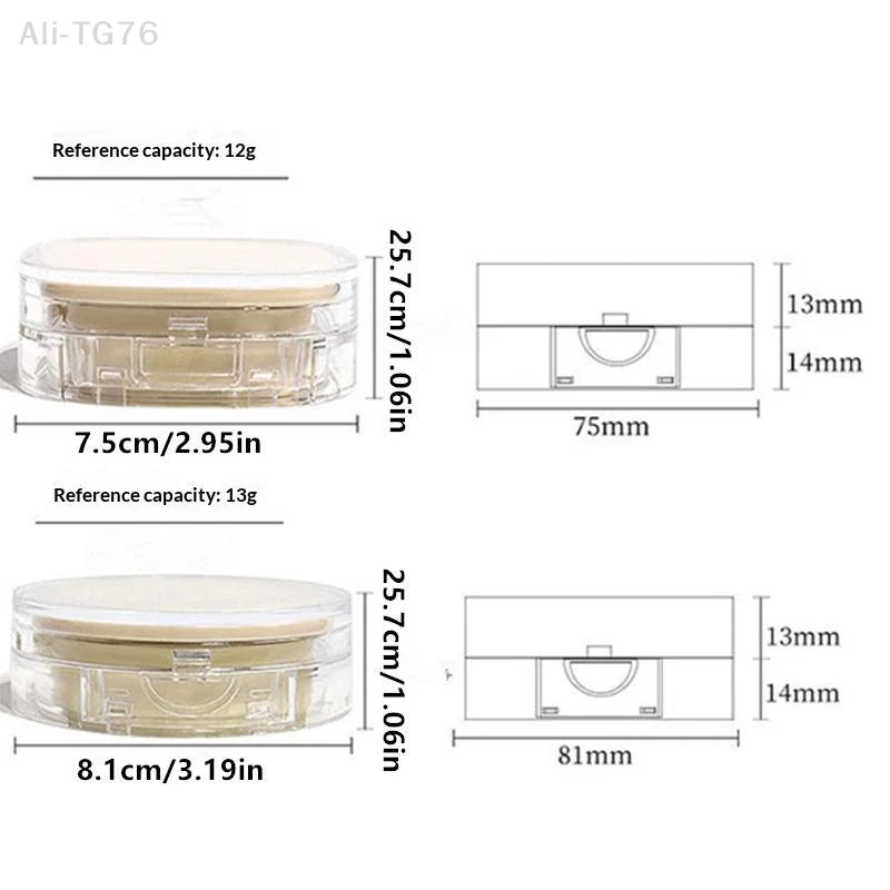 Mini Air Cushion Compact Case DIY | Mirror & Puff Included