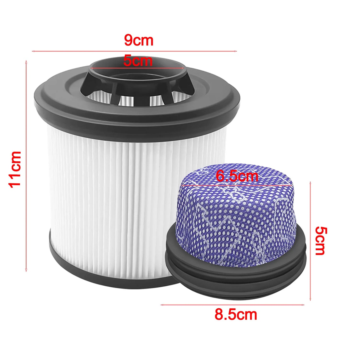 Washable HEPA & Pre-Filter Set for Dreame Z20 Z30 Z40 Vacuum