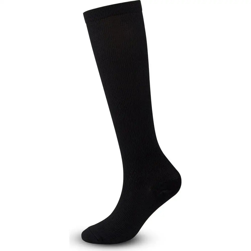 Graduated Compression Stockings – Closed Toe Knee-High Compression Socks for Running, Cycling & Athletic Performance (S–XL) Peaceful Pleasures Health and Wellness black-S