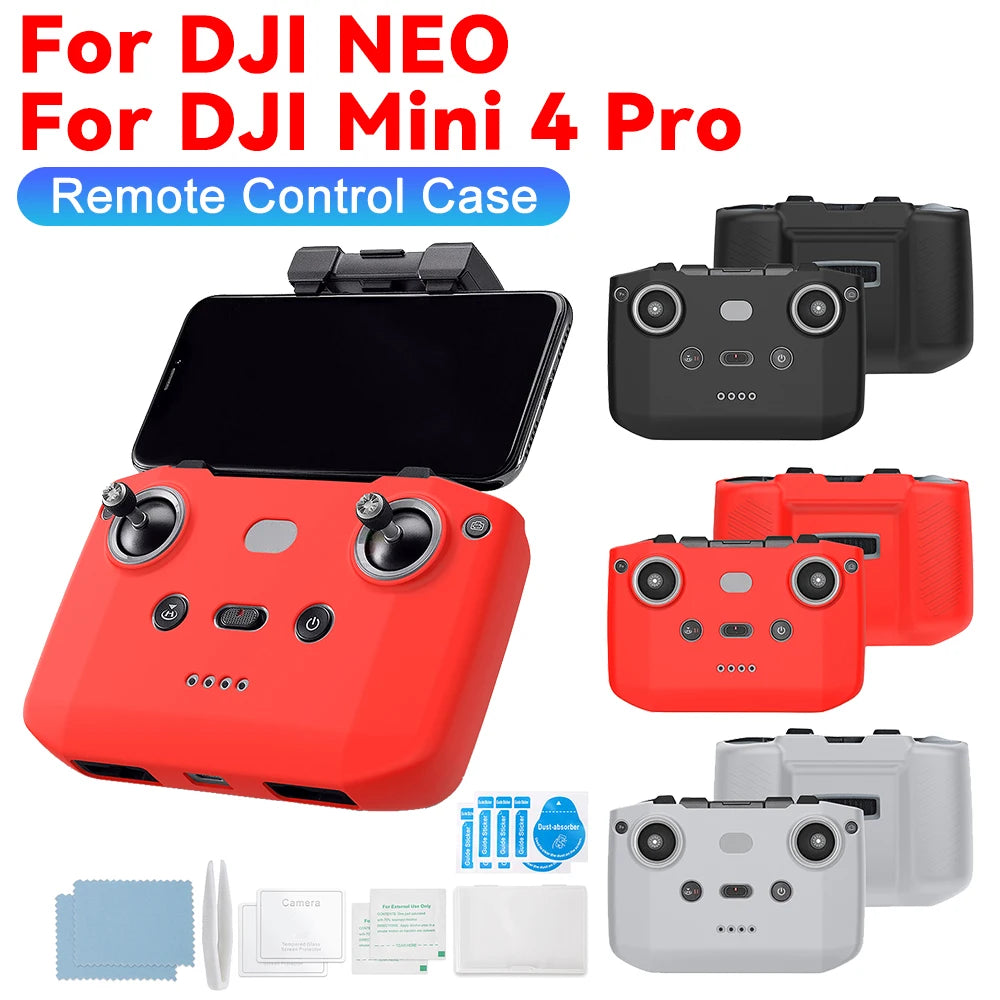 Silicone Case Anti-Scratch Protective Case Protective Cover Controller Protector for For dji NEO / Mini 4 Pro Remote Controller Peaceful Pleasures Health and Wellness