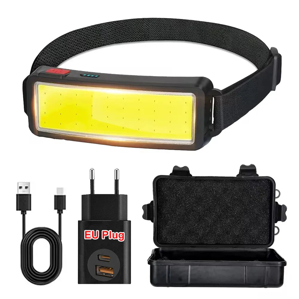 COB LED USB Rechargeable Headlamp 500 Lumens | 3 Modes