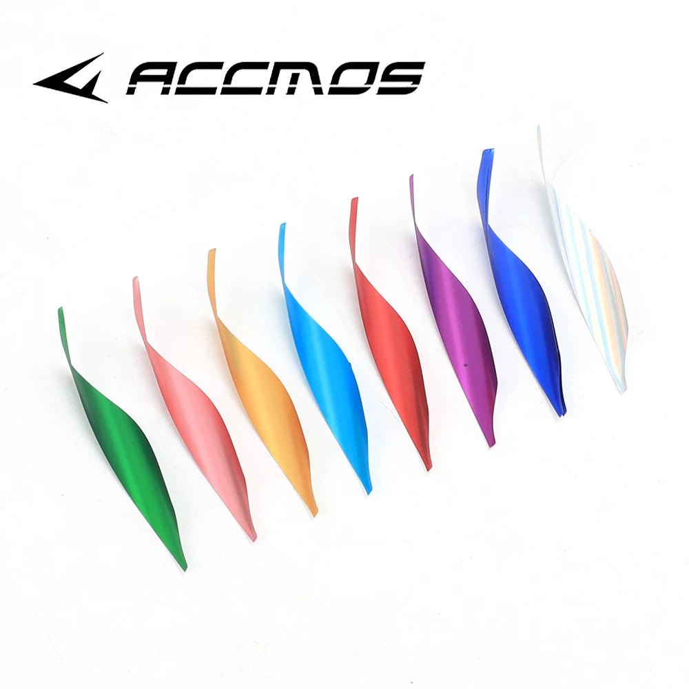 Archery Spin Vanes Spiral Feather DIY Arrow Sticker Tape Accessories