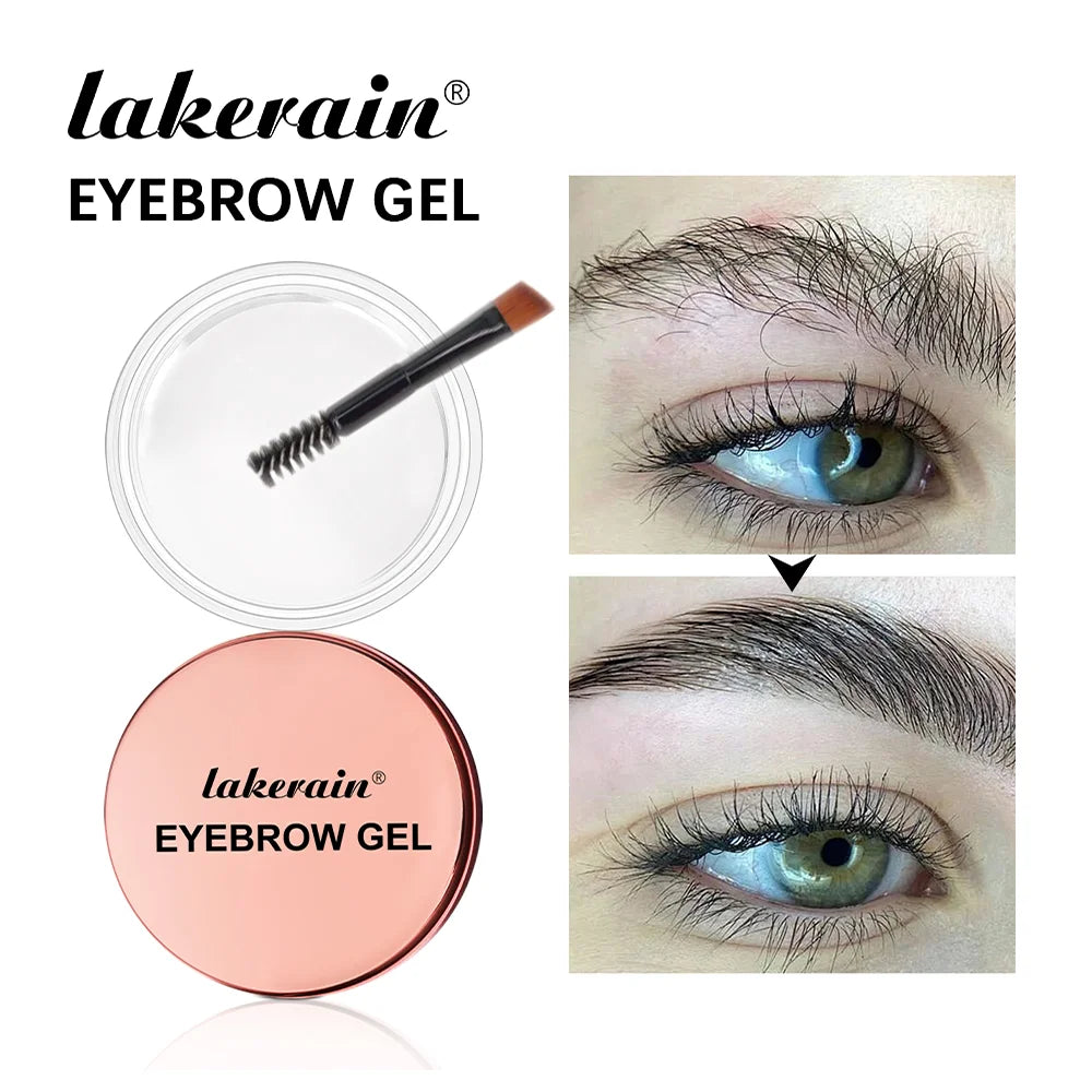 Lakerain Brow Pomade & Dual Brush – Waterproof & Long-Lasting Eyebrow Pomade Oasis Select Clear Add a brush