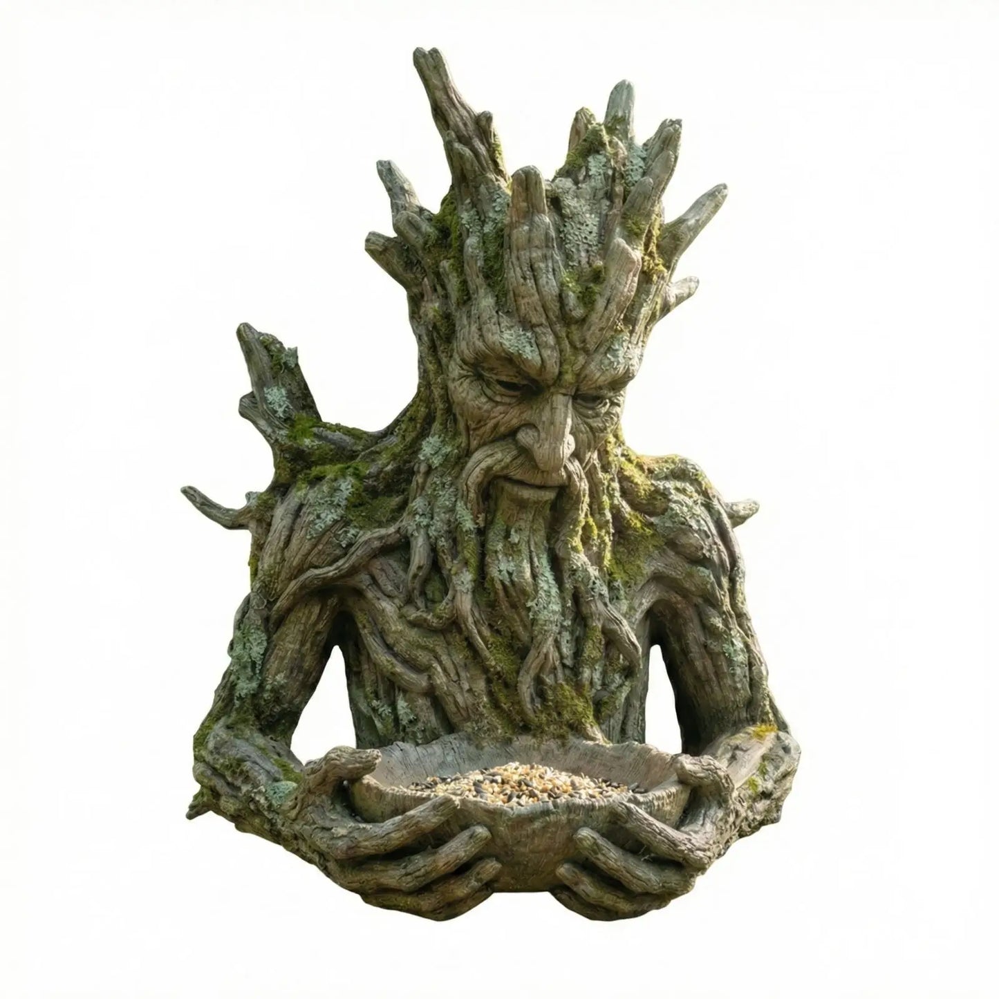 Resin Tree Man Bird Feeder – Outdoor Sculpture Garden Décor