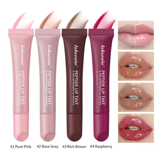 Peptide Tinted Mirror Finish Lip Gloss – Hydrating & Long-Lasting Tinted Lip Gloss Oasis Select
