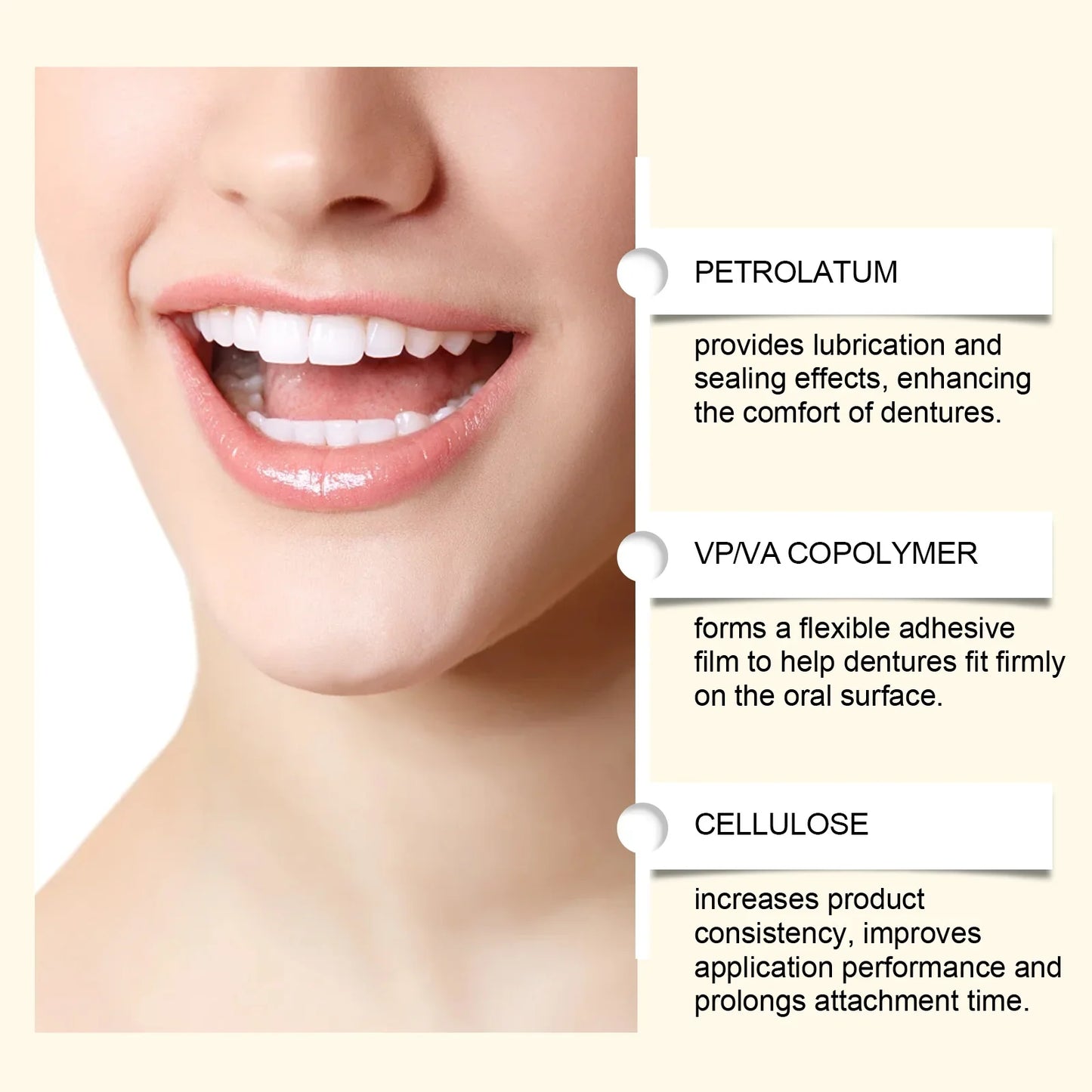 Thermoplastic Denture Reline Kit – Silicone Cushion Adhesive Fix