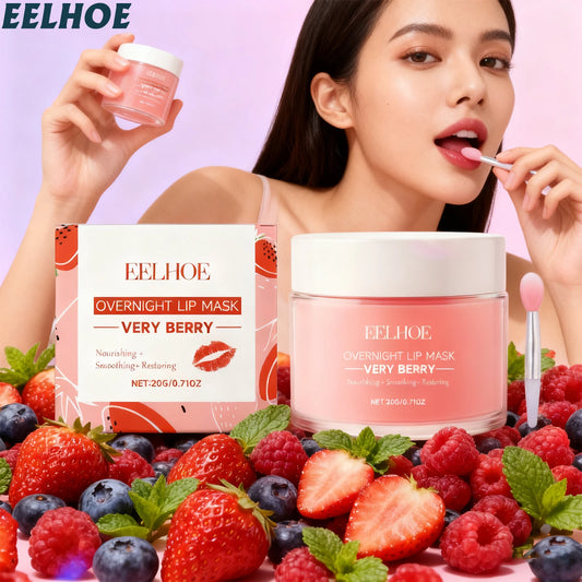 Berry Moisturizing Sleep Lip Mask Deep Nourishing Removing Dead Skin Reduce Lip Lines Prevent Cracking Gentle Hydrating Lip Mask Peaceful Pleasures Health and Wellness