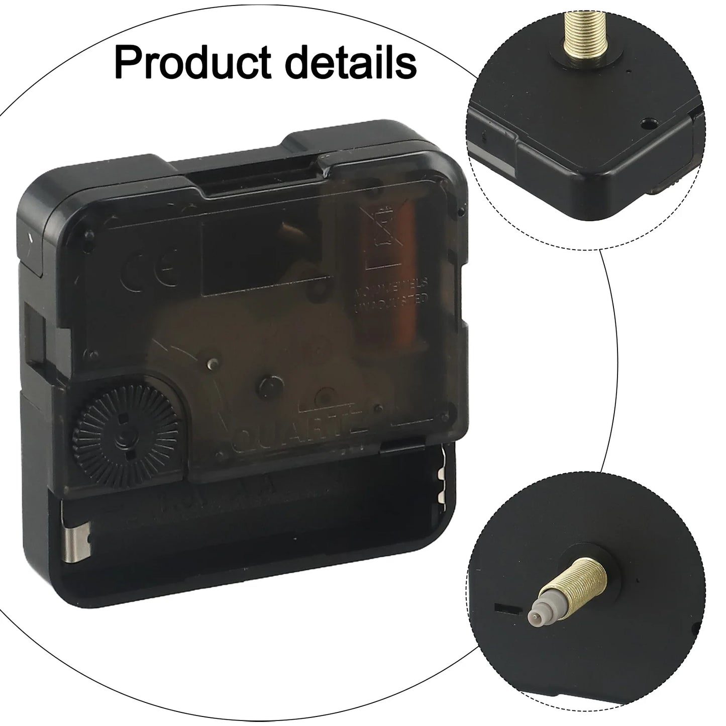 Silent Wall Clock Movement Scanning Quartz Watch DIY Repair