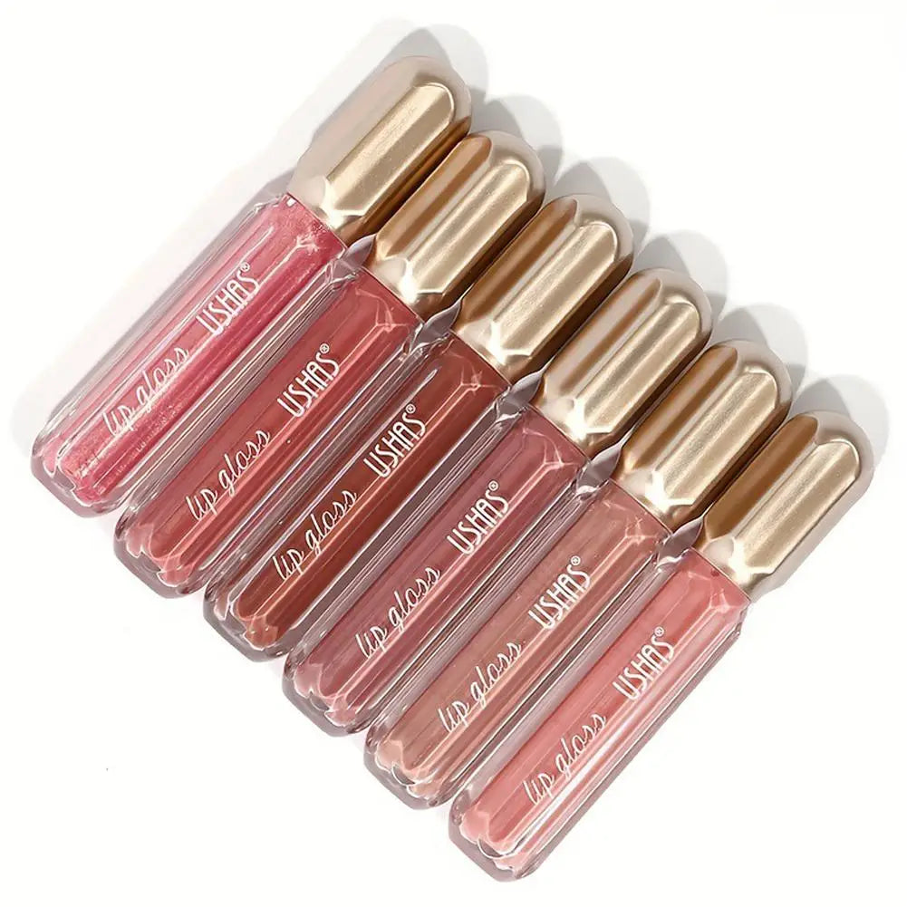 Mirror Pearl Lip Gloss – 6 Shades, Shimmer & Long-Lasting