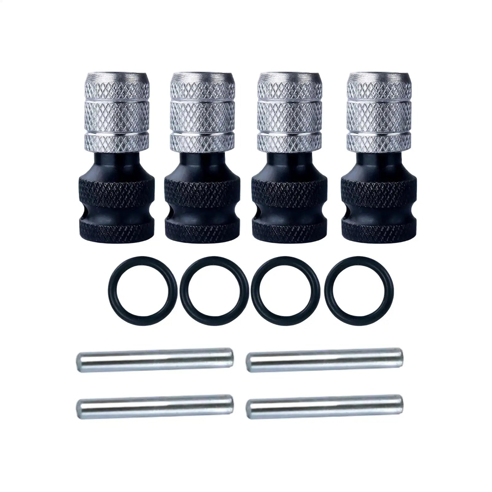 Drill Bit Adapter for Driver 4pieces Bit Socket Chuck Extension Drill Wrench To Electric Hammer Conversion Convert Adapter for Peaceful Pleasures Health and Wellness