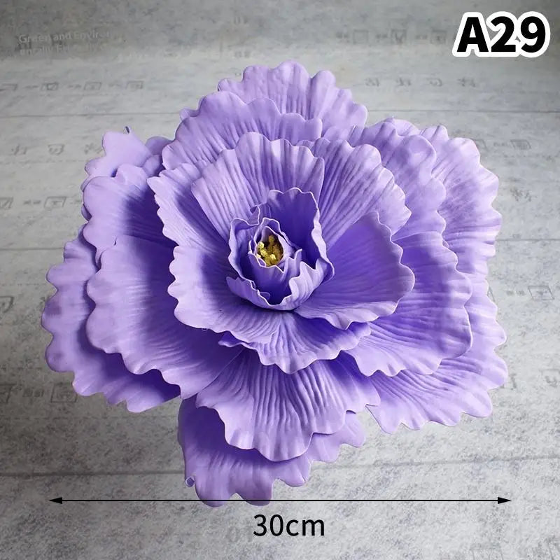 PE Foam Simulation Rose Flower Heads | Wedding & Party Decor