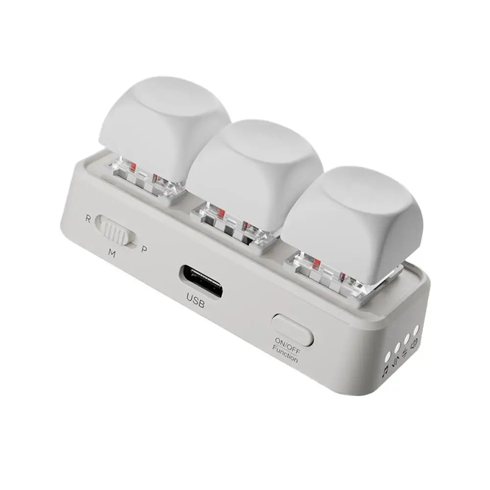 Bluetooth Page Turner Remote – RGB, Hot-Swap Switches, 30g