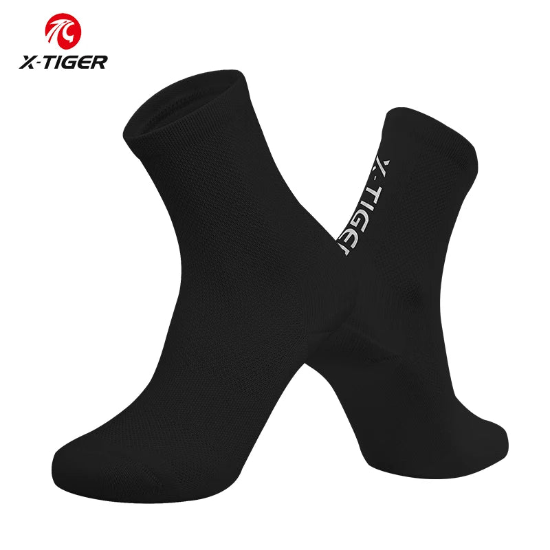 X-Tiger Reflective Cycling Socks – Breathable & Non-Slip