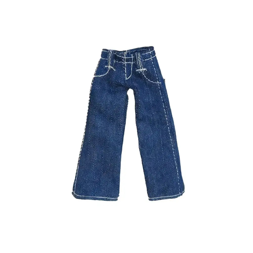 Babydoll Jeans Retro Loose Wide-leg Pants Fashion Cool Doll Clothes