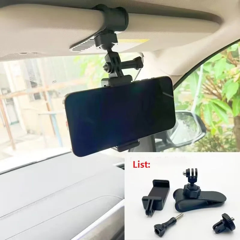 Car Sun Visor Mount for GoPro, Insta360 & DJI Osmo