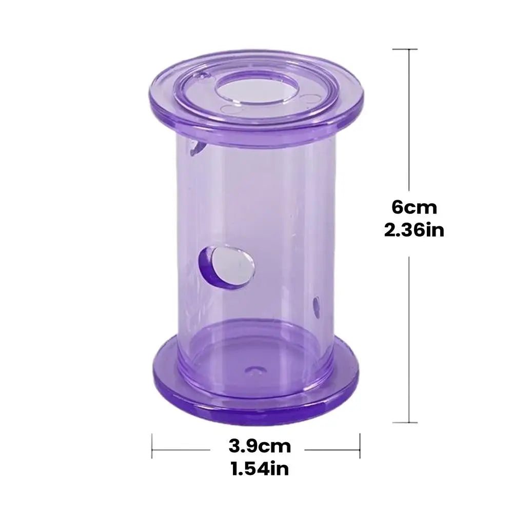 Reptile Slow Feeder Rolling Cylinder – Bearded Dragon Bird Toy