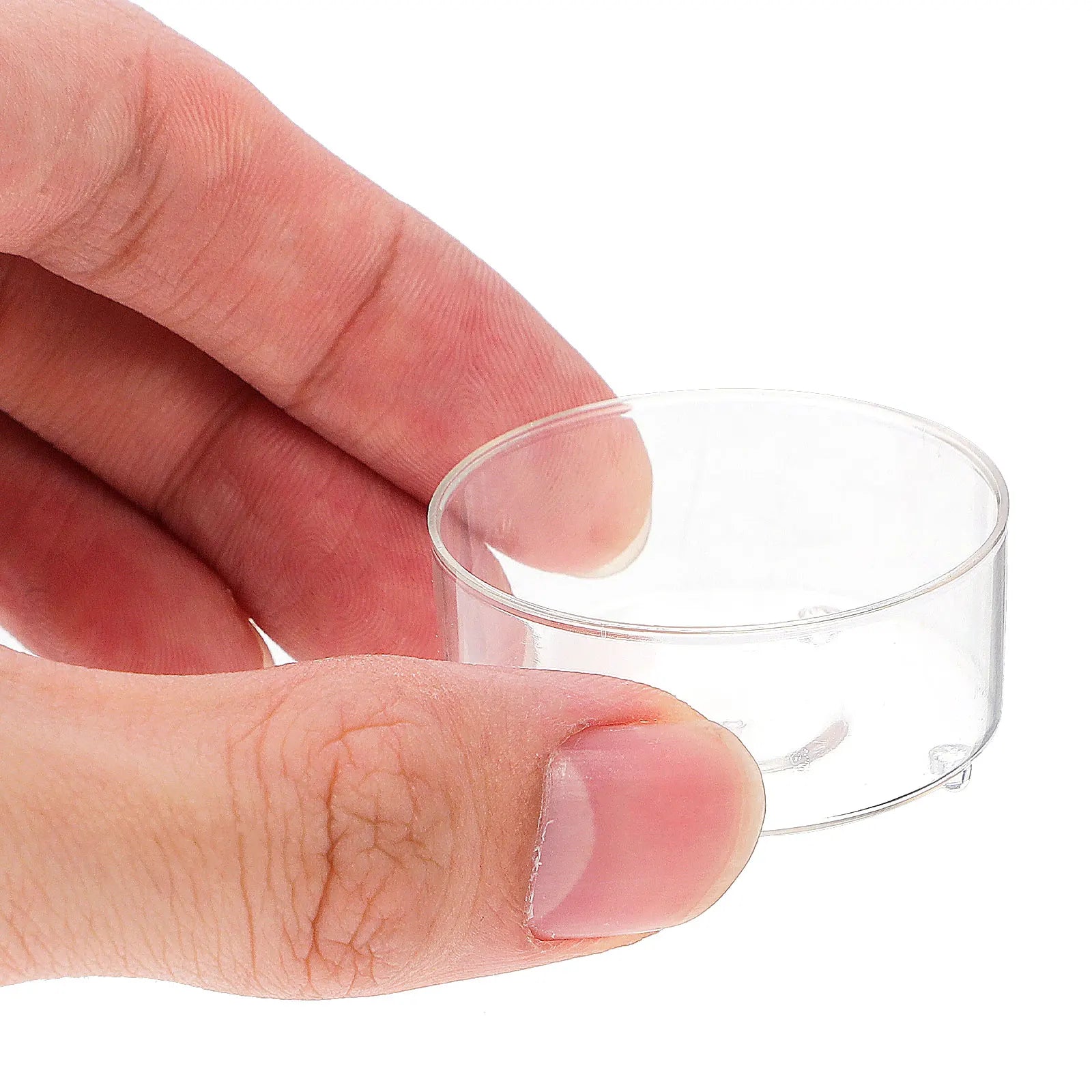 100pcs Plastic Holder Clear Cup Candlestick Heat Resistant Mold Container Home Temple Church Supply Peaceful Pleasures Health and Wellness