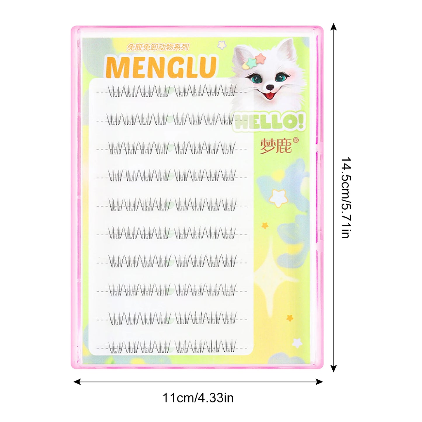Self-Adhesive Cluster Lashes | No Glue Wispy Reusable Lashes