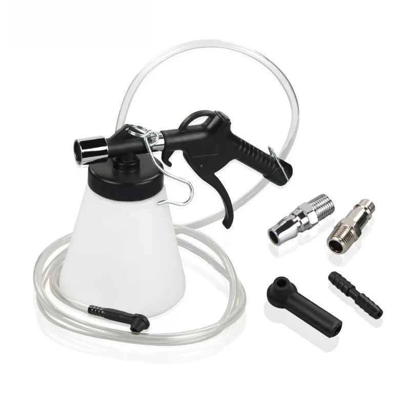 1L Pneumatic Brake Oil Bleeder Kit Car Brake Fluid Replacement Filler Air Bleeding Tool Set Peaceful Pleasures Health and Wellness