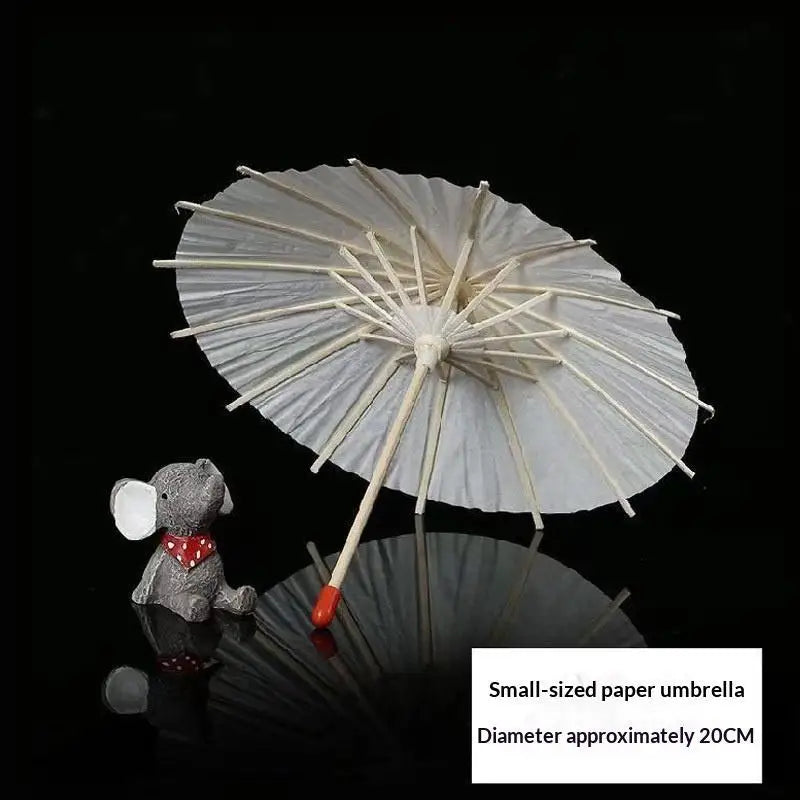 Blank DIY Oil Paper Umbrella – Art, Craft & Photo Prop 20–84cm