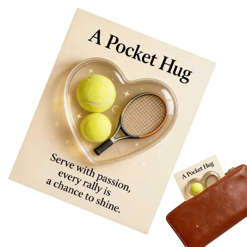 Pocket Sports Hug Pocket Motivational Keepsake Ball Sports Motivational Cards For Players Athletes Team Managers Fans Collectors Peaceful Pleasures Health and Wellness C China Mainland