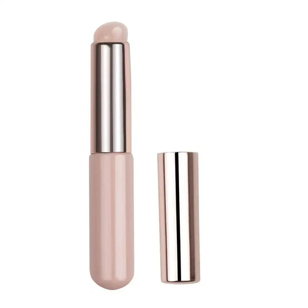 Silicone Lip Brush With Cover Cap Concealer Brush Like Fingertips Q Soft Lipstick Makeup Brushes Round Head No Broken Peaceful Pleasures Health and Wellness