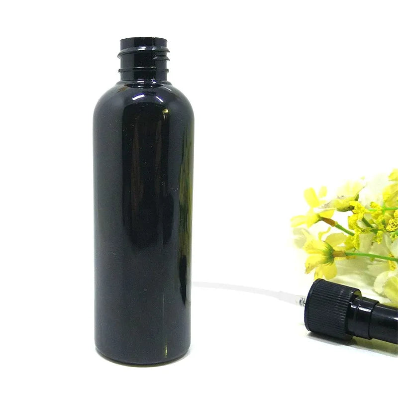 10-Pack 100ml Black Refillable Travel Spray Bottles | Atomizer