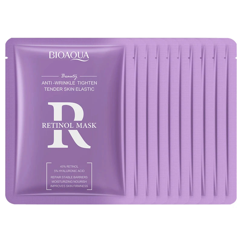 BIOAQUA Retinol Face Mask – Anti-Aging, Moisturizing, Acne Care