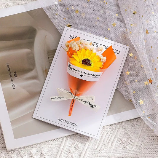 Handmade Floral Greeting Card – Birthday, Mother's Day & More Floral Greeting Card Oasis Select L