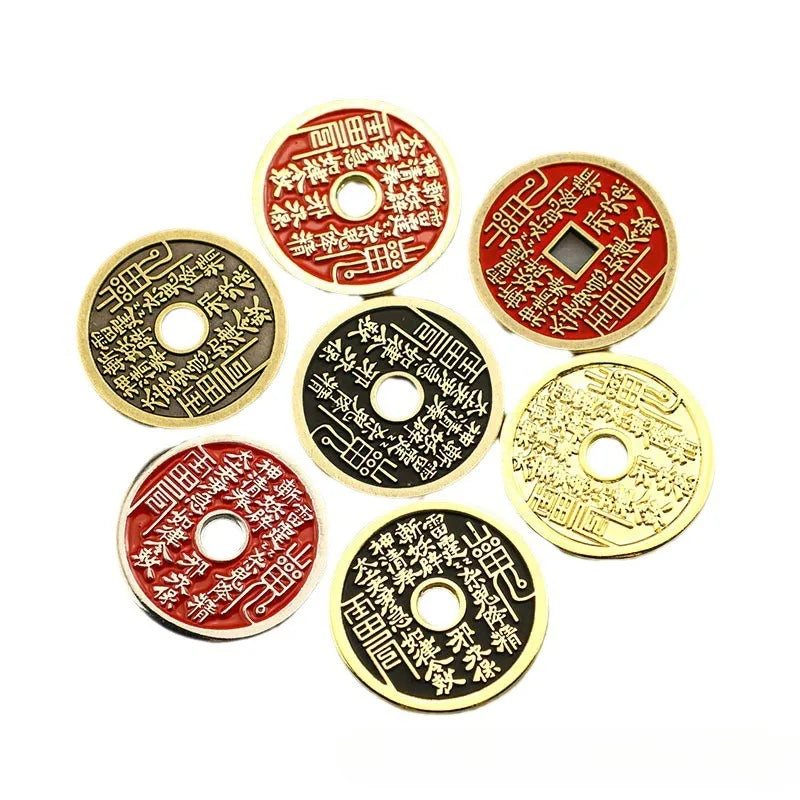 Alloy Copper Coin Zodiac Hollow Pendant Keychain Bag Ornament Chinese Knot Luck Mascot Decoration Accessories Room Decor Peaceful Pleasures Health and Wellness