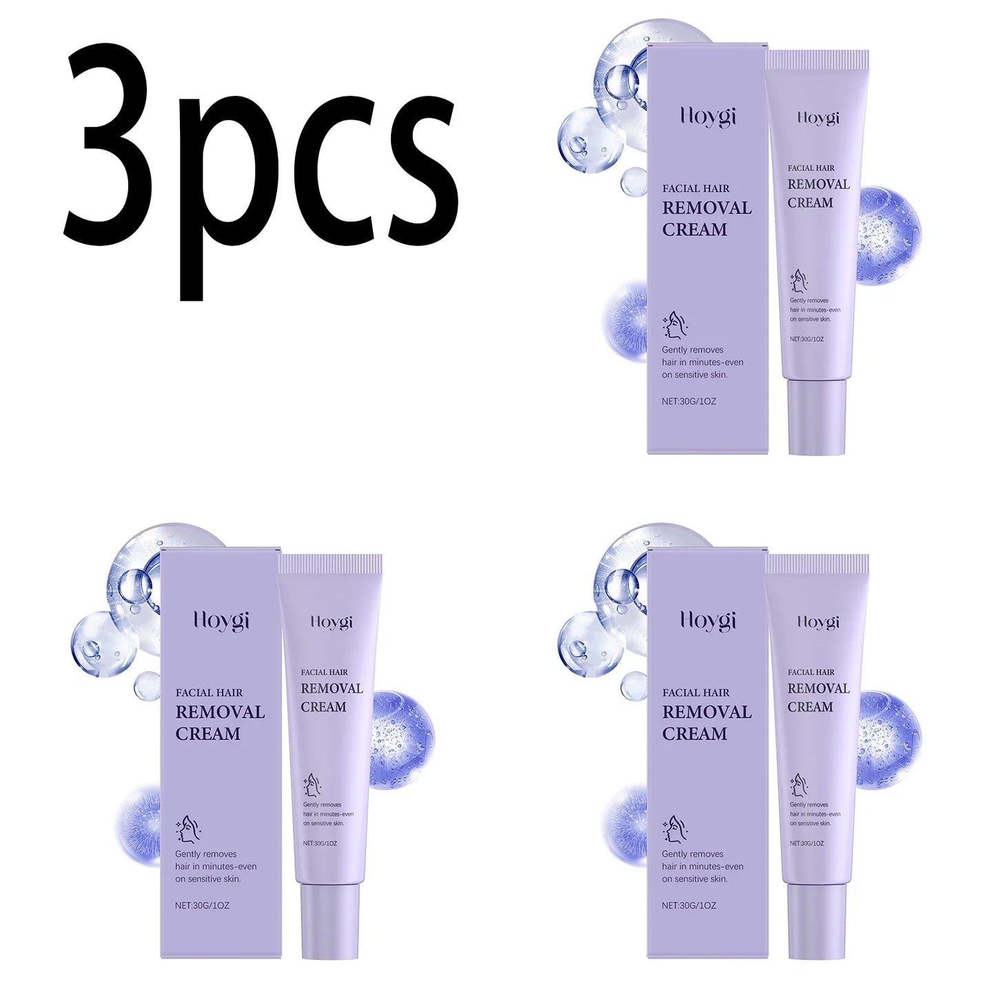 Hoygi Face Hair Removal Cream – Painless & Gentle 30g