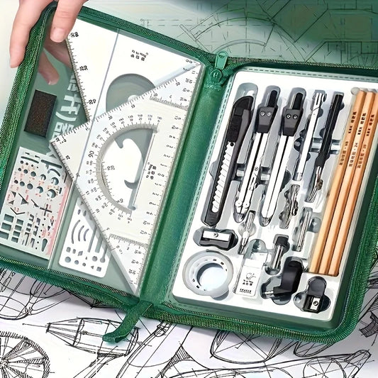Precision Engineering Drafting & CAD Design Set | 4-Piece